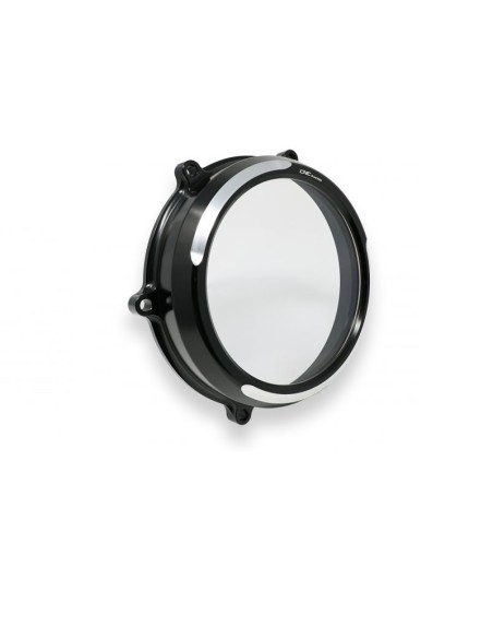 Carter trasparente CNC Racing Bi-Color per frizioni ad olio Ducati Panigale V4 V4S CA210