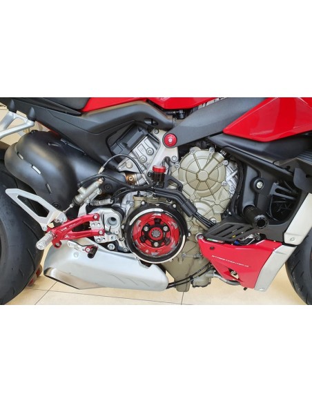 Kit Trasformazione Carter Trasparente CNC Racing per Ducati Streetfighter V4 V4S CAB01N