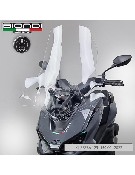 Parabrezza Alto Biondi per KL Brera Brera X 125 300 dal 2022 al 2024 8061296