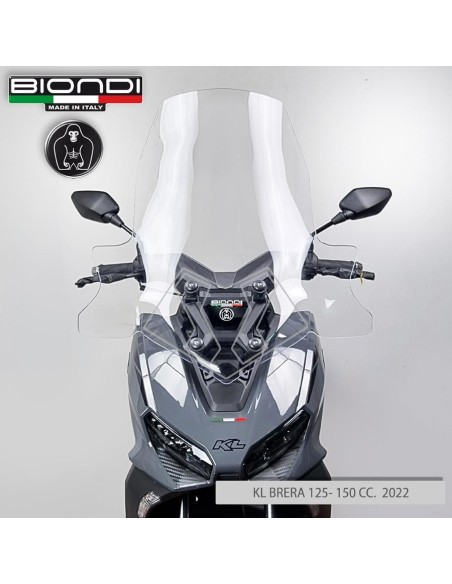 Parabrezza Alto Biondi per KL Brera Brera X 125 300 dal 2022 al 2024 8061296
