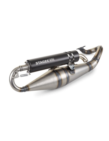 Marmitta Stage6 Pro Replica MK2 Nero Minarelli orizzontale S6-9116604/BK