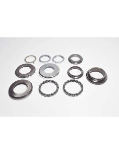 Gruppo Ralle Sterzo Calotte Complete Originale Piaggio 6008726 per Beverly 400 HPE Deep Black Euro5