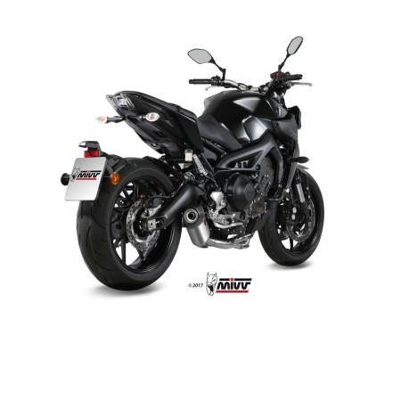 Scarico Completo Mivv Oval in Titanio con Coppa in Carbonio per Yamaha MT-09 2013-2020
