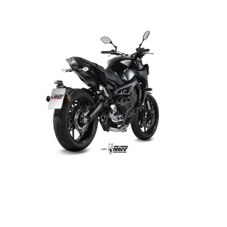 Scarico Completo Mivv Suono Inox Nero per Yamaha MT-09 2013-2020