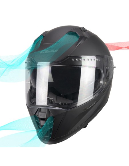 Casco Integrale CGM 311A Blast Nero Opaco ECE-R 22.06