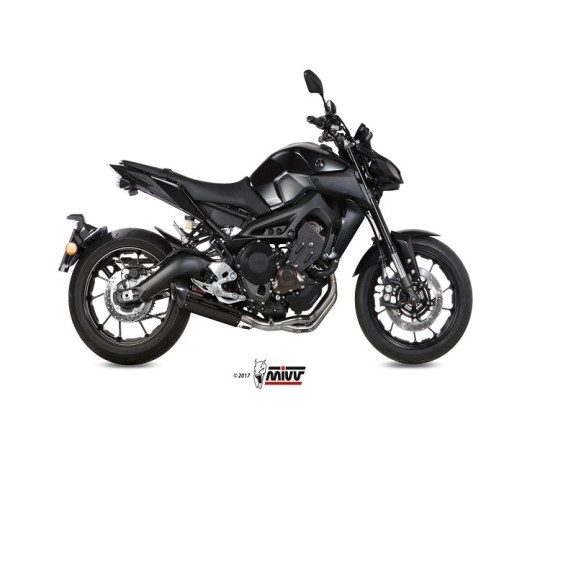 Scarico Completo Mivv Suono Inox Nero per Yamaha MT-09 2013-2020