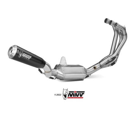 Scarico Completo Mivv X-M1 BLACK Inox Nero per Yamaha MT-09 2013-2020