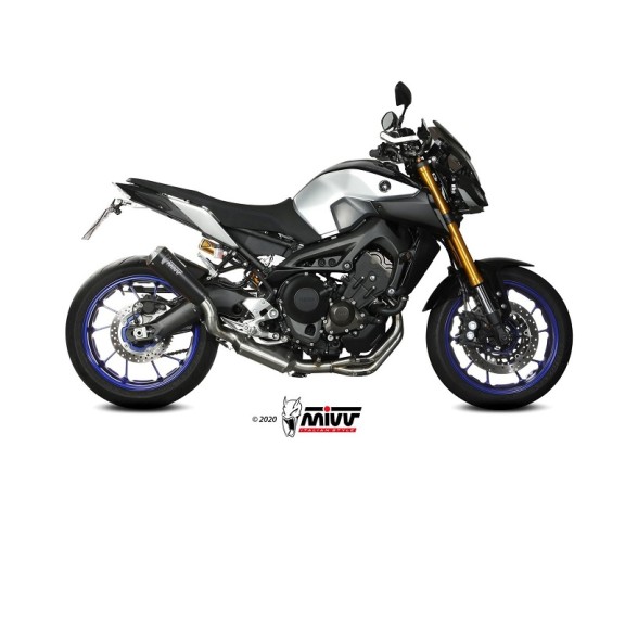 Scarico Completo Mivv X-M1 BLACK Inox Nero per Yamaha MT-09 2013-2020