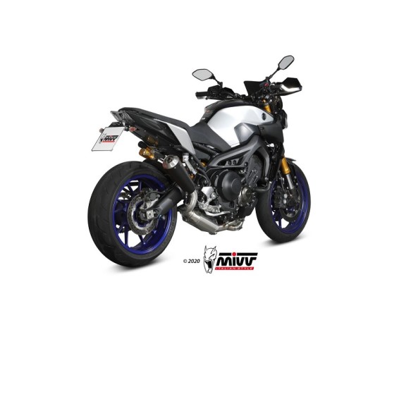 Scarico Completo Mivv X-M1 BLACK Inox Nero per Yamaha MT-09 2013-2020