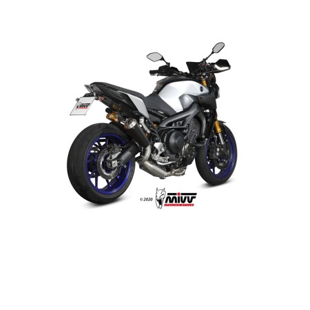Scarico Completo Mivv X-M1 BLACK Inox Nero per Yamaha MT-09 2013-2020