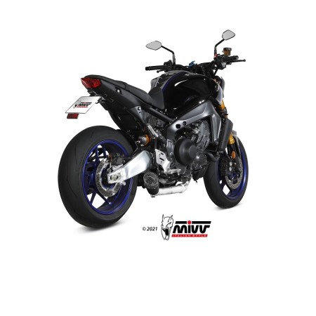 Scarico Completo Mivv X-M5 BLACK Inox Nero per Yamaha MT-09 2021-2023