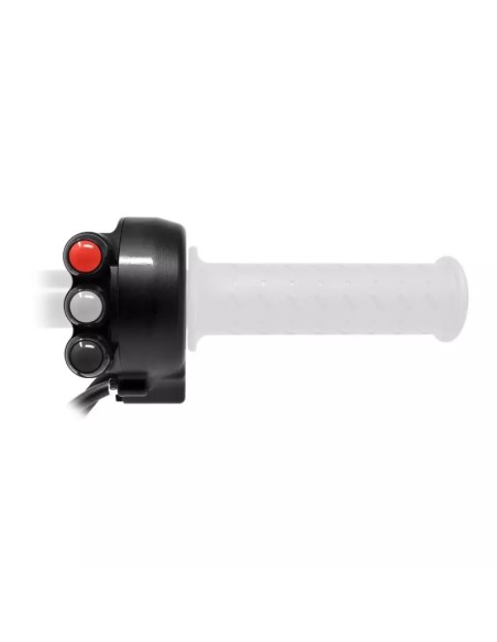 Comando gas con pulsantiera integrata Jetprime per Ducati Panigale V4S 2025 JP ACC 056