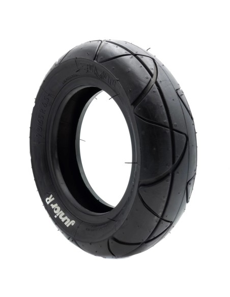 Coppia di Pneumatici da Bagnato PMT Junior Rain 90/65-6.5 per Minimoto