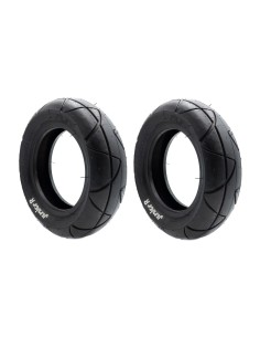Coppia di Pneumatici da Bagnato PMT Junior Rain 90/65-6.5 per Minimoto