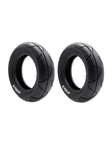 Coppia di Pneumatici da Bagnato PMT Junior Rain 90/65-6.5 per Minimoto