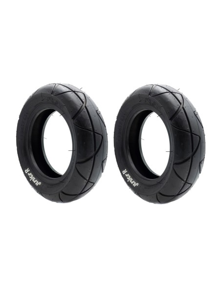 Coppia di Pneumatici da Bagnato PMT Junior Rain 90/65-6.5 per Minimoto
