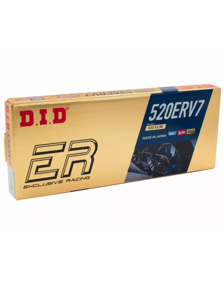 Catena Trasmissione DID Passo 520 ERV7 120 Maglie con Giunto a Rivetto ZJ