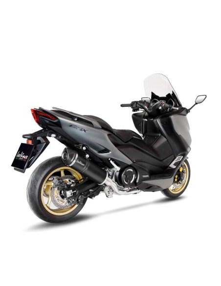 Scarico Leovince LV One Black Edition per Yamaha TMAX 560 dal 2020 al 2024 14342EBU