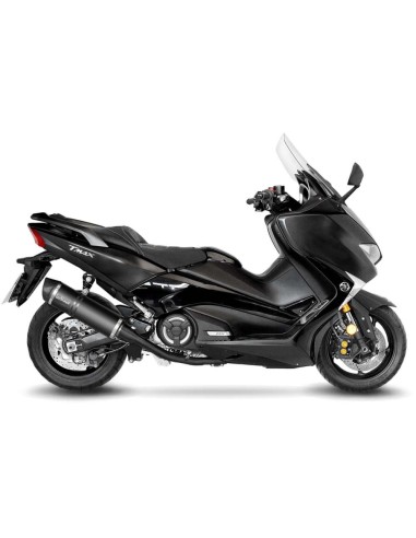 Scarico Leovince LV One Full Black Edition per Yamaha TMAX 530 dal 2017 al 2019 14342EFBU