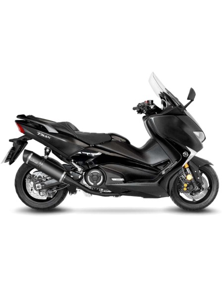 Scarico Leovince LV One Full Black Edition per Yamaha TMAX 530 dal 2017 al 2019 14342EFBU