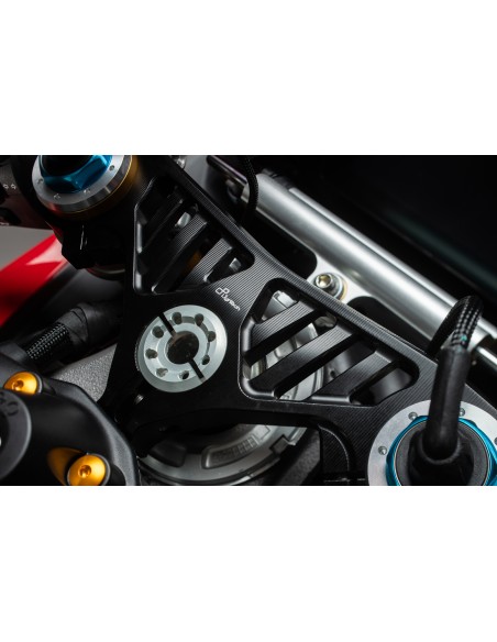 Piastra di Sterzo Superiore Lightech per Ducati Panigale V4 2025 TCADU002NER
