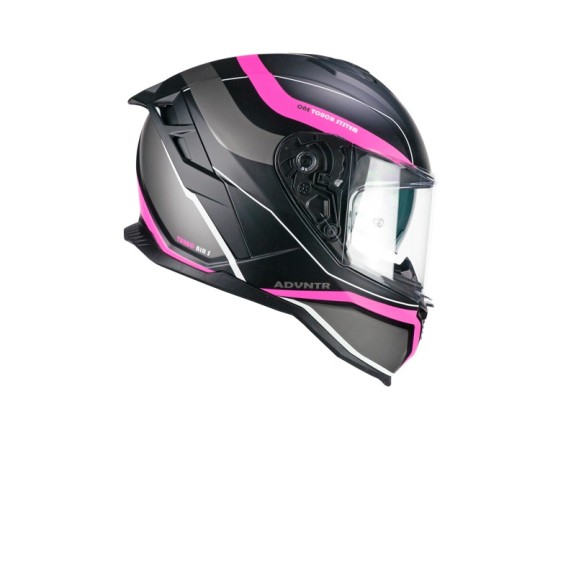 Casco Integrale CGM 363X SHOT RUN Nero Fucsia fluo opaco