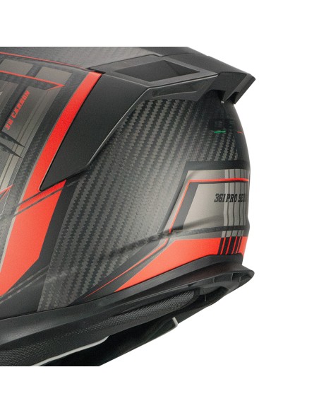 Casco integrale CGM 361G AVENT PRO SPORT Carbon Rosso opaco
