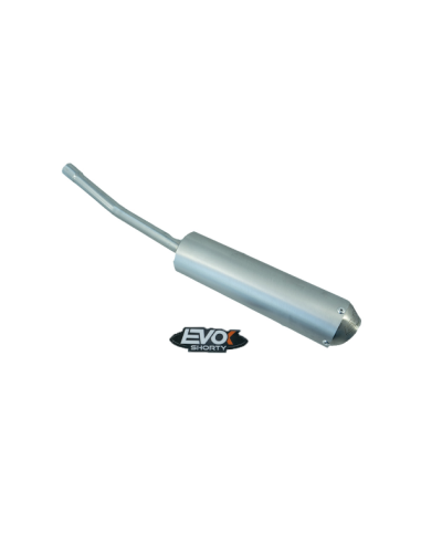 Marmitta Evok Iron Pipe con silenziatore Shorty in Alluminio e Inox per Cpi SM 50 2008-2013