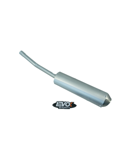 Marmitta Evok Iron Pipe con silenziatore Shorty in Alluminio e Inox per Cpi SM 50 2008-2013