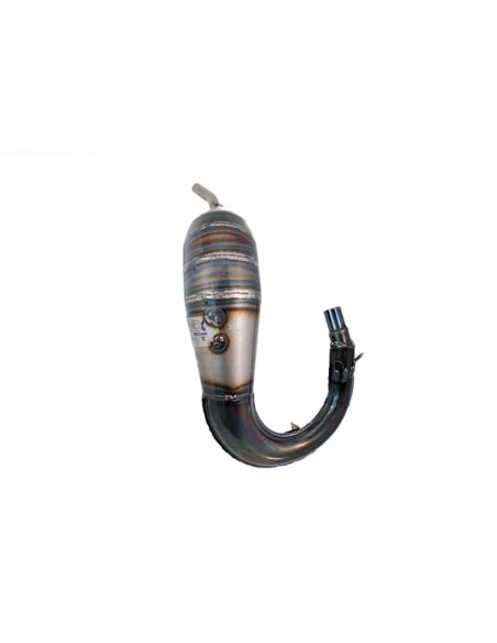 Marmitta Evok Iron Pipe con silenziatore Shorty in Alluminio e Inox per Vent Baja 50 Derapage 50 2023-2025