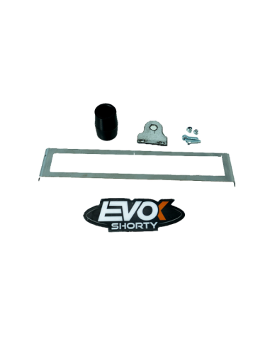 Marmitta Evok Iron Pipe con silenziatore Shorty in Alluminio e Inox per Vent Baja 50 Derapage 50 2023-2025