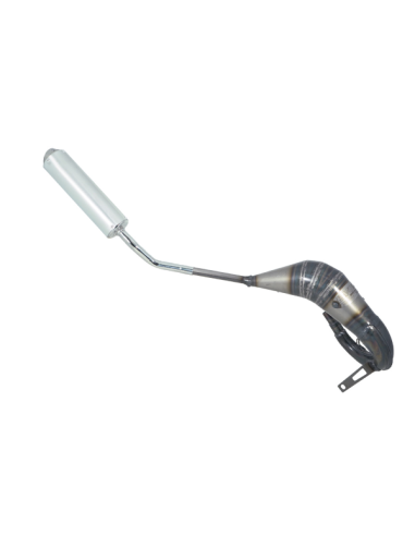 Marmitta Evok Iron Pipe con silenziatore Shorty in Alluminio e Inox per Fantic XE 50 PERFORMANCE ENDURO 2021-2024