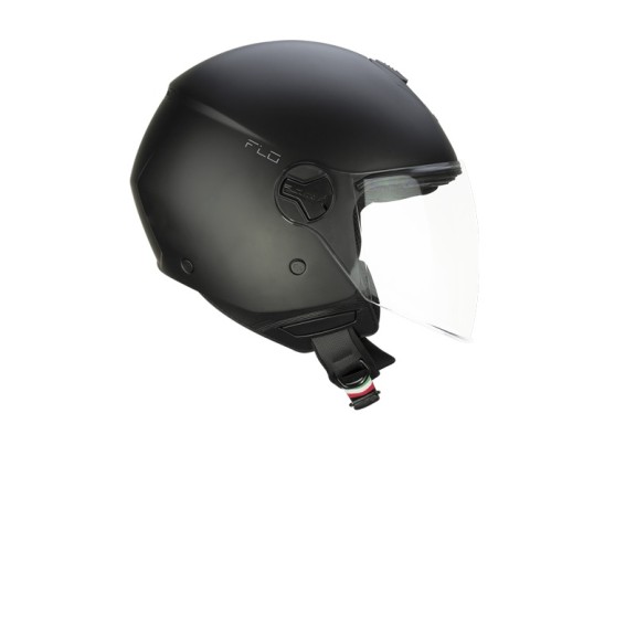 Casco Demi Jet CGM 167A FLO MONO Nero opaco lunga