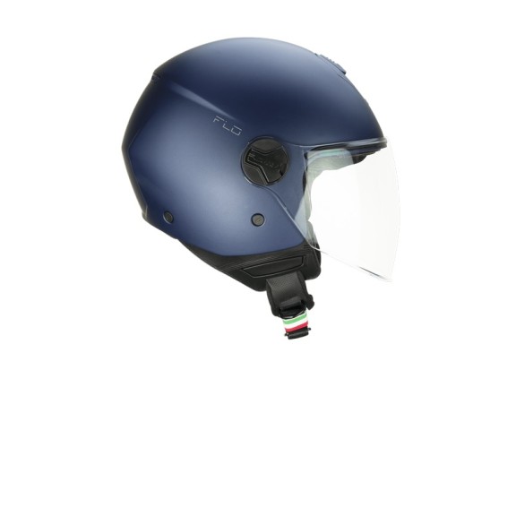 Casco Demi Jet CGM 167A FLO MONO Blu satinato lunga