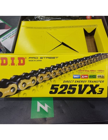 Kit Trasmissione Catena Corona Pignone Did per Yamaha Tenerè 700 101804