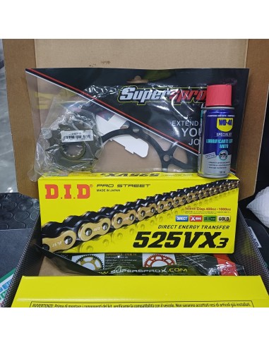 Kit Trasmissione Catena Corona Pignone Did per Yamaha Tenere 700 Extreme 101804