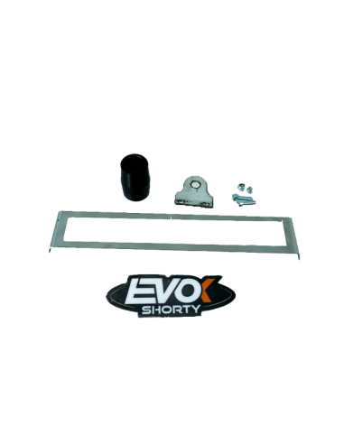 Marmitta Evok Iron Pipe con silenziatore Shorty in Alluminio e Inox per Beta Motard Track RR 50 2008-2011