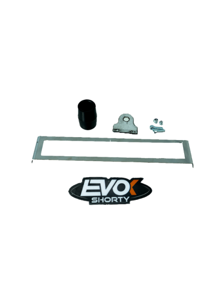 Marmitta Evok Iron Pipe con silenziatore Shorty in Alluminio e Inox per Beta Motard Track RR 50 2008-2011