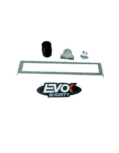 Marmitta Evok Iron Pipe con silenziatore Shorty in Alluminio e Inox per Beta ENDURO RED RR 50 2T 2020-2021