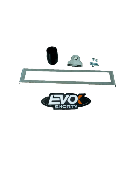 Marmitta Evok Iron Pipe con silenziatore Shorty in Alluminio e Inox per Beta ENDURO RED RR 50 2T 2020-2021