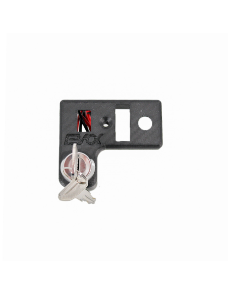 Coperchio Devio Luci Evok Iron Switch in Carbonio Per Vespa 50 Special Con Commutatore Chiave