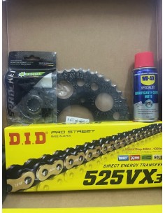 Kit Trasmissione DID 101559 per Benelli Leoncino 500 dal 2017 al 2024