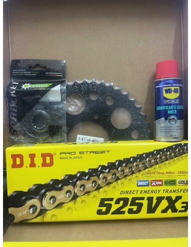 Kit Trasmissione DID 101559 per Benelli Leoncino 500 dal 2017 al 2024