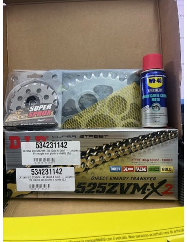 Kit Trasmissione DID 101577 per Ducati Panigale V4 S dal 2018 al 2024