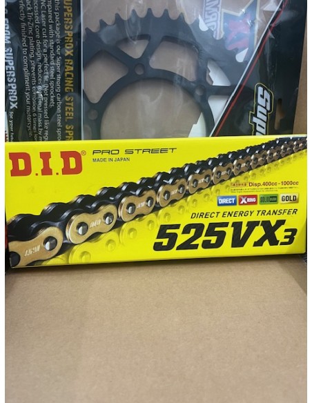 Kit Trasmissione DID 101804 per Yamaha Tenere 700 dal 2019 al 2025