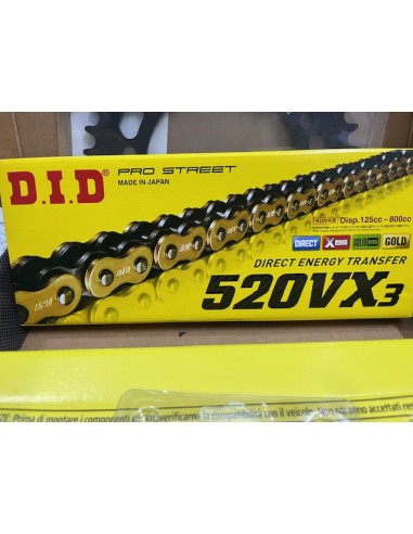 Kit Trasmissione DID 101541 per Honda NC 750 X DTC dal 2014 al 2020