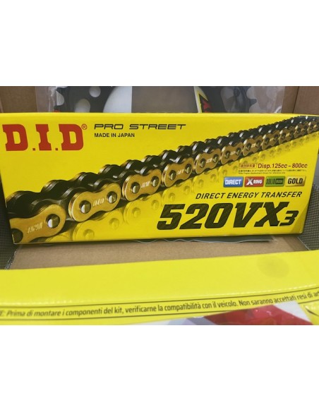 Kit Trasmissione DID 101595 per Honda X-ADV 750 dal 2017 al 2024