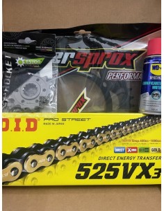 Kit Trasmissione DID 101844 per Benelli TRK 502X ABS E4/E5 500 dal 2018 al 2024 2