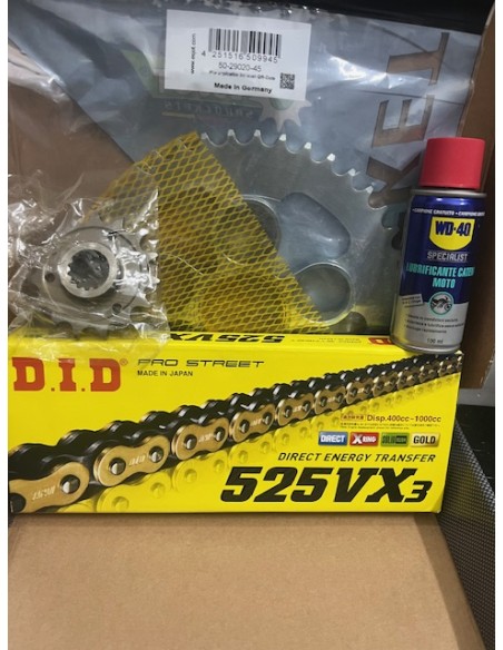 Kit Trasmissione DID 101229 per Ducati Hypermotard 821 dal 2013 al 2015