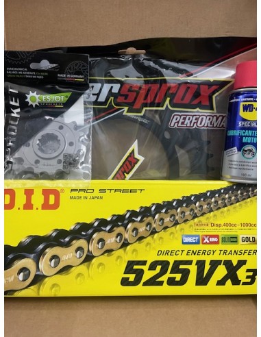 Kit Trasmissione DID 101844 per Benelli TRK 502X ABS Euro4 500 dal 2018 al 2024